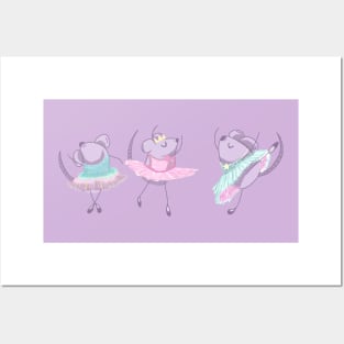 Ballerina Mice Posters and Art